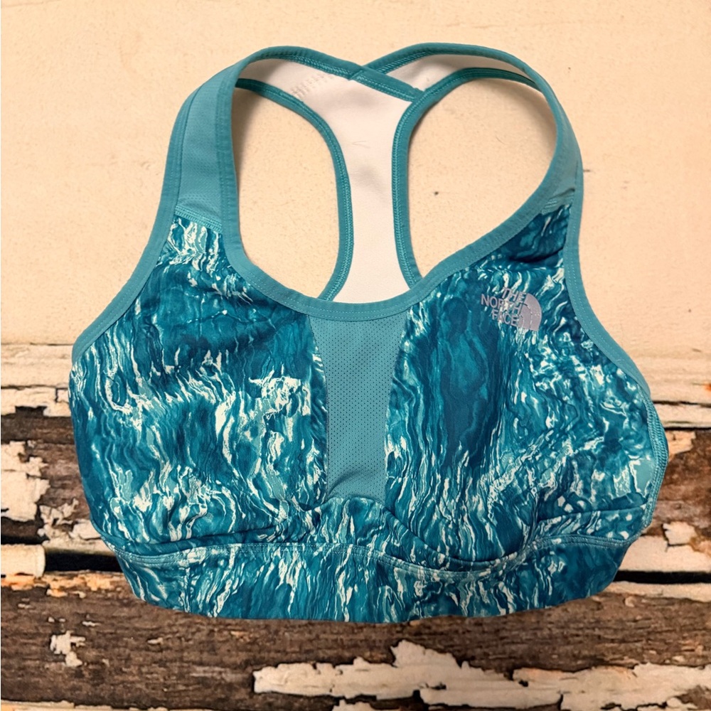 The North Face Teal Wave Sports Bra